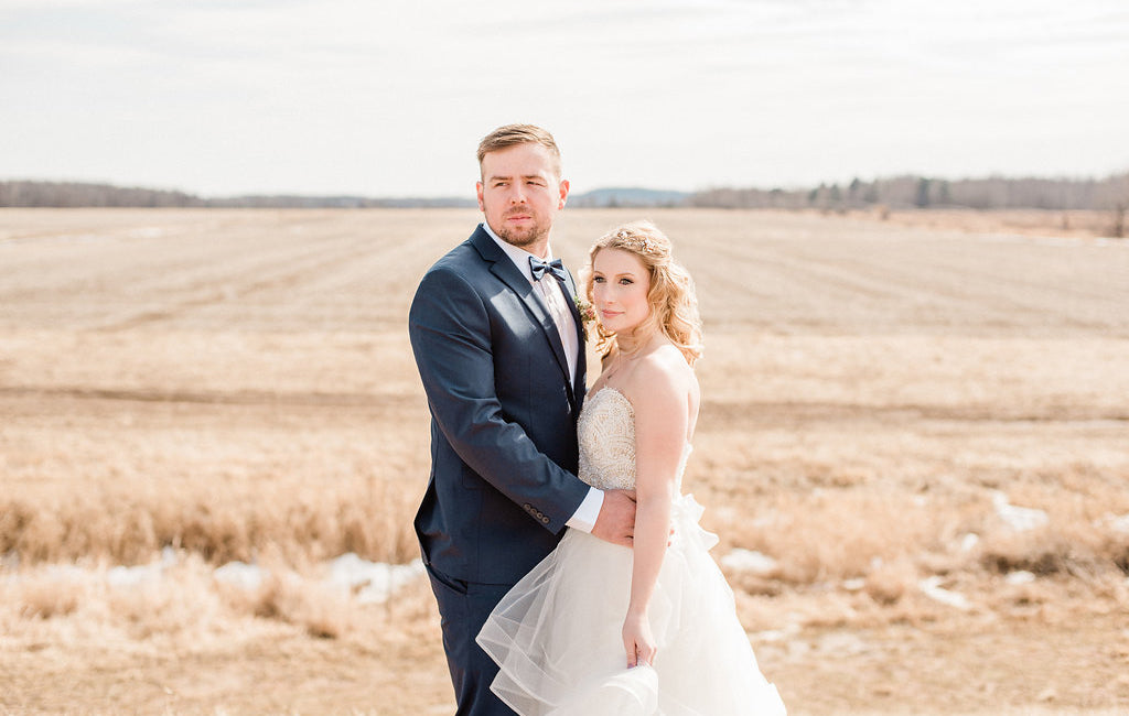 champagne navy and gold wedding inspiration