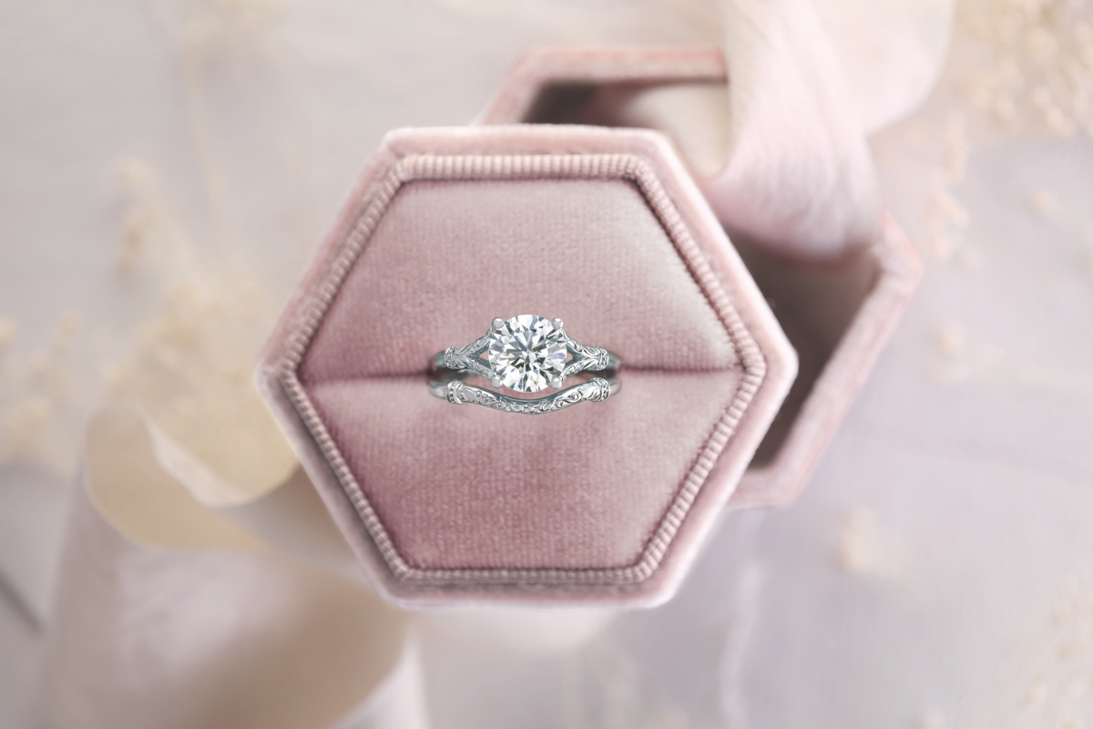 split shank engagement ring