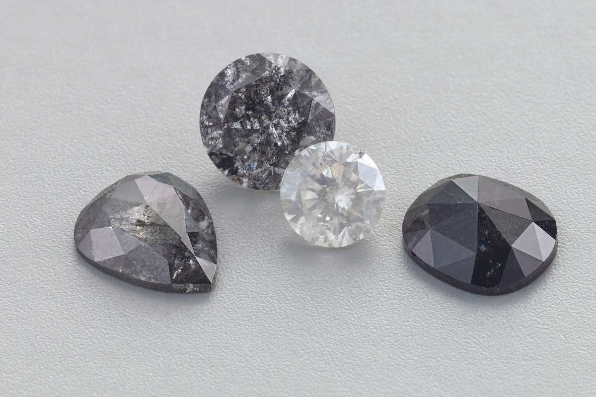 salt and pepper diamonds