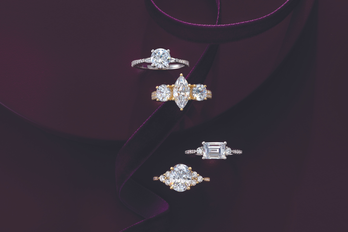 engagement ring side stones