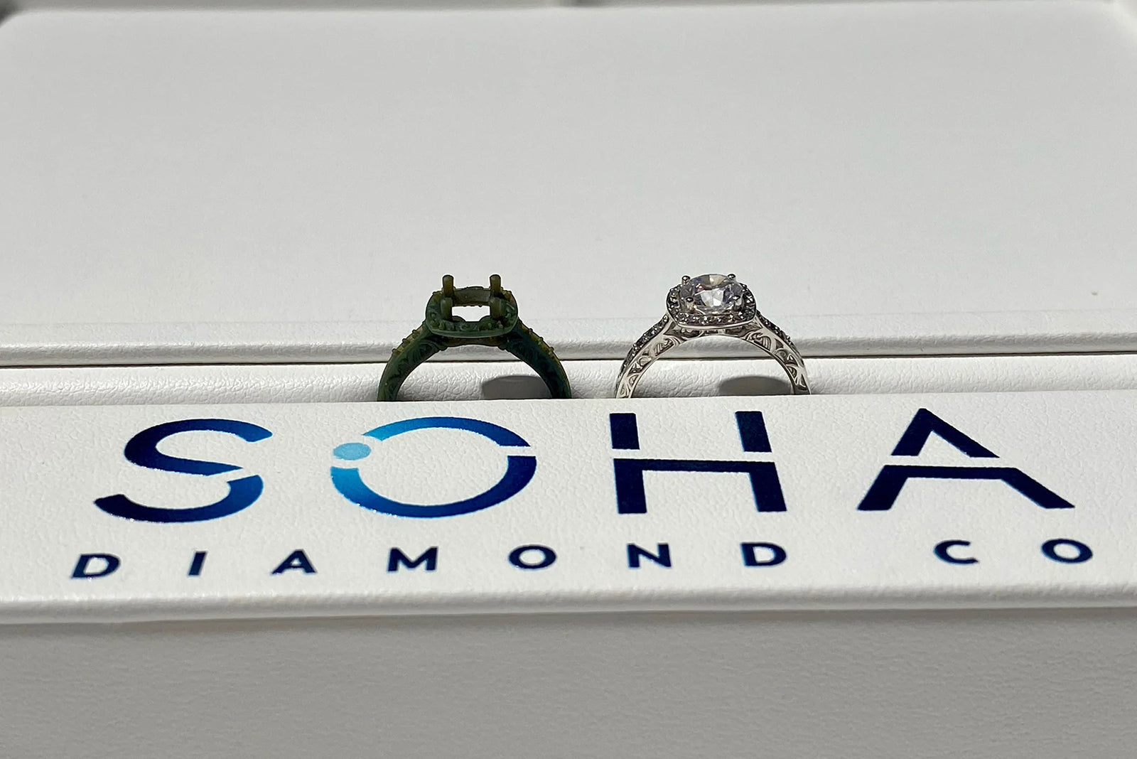 3D printed wax model of a jewelry