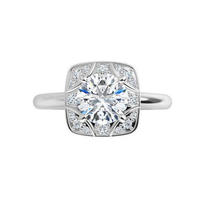Maisie Halo Engagement Ring (setting only)