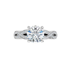 Lillienne Solitaire Engagement Ring (setting only)