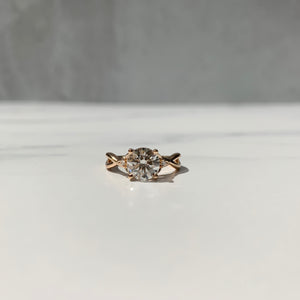 18k Rose Gold greta engagement ring