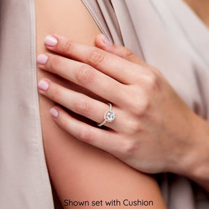 Halo engagement ring with under halo diamond collar soha diamond co.