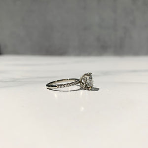 Charlotte engagement ring hidden diamonds