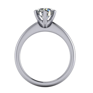 Rianna Six-Prong Solitaire Engagement Ring (setting only)