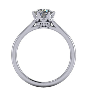 crown inspired solitaire ring soha diamond co