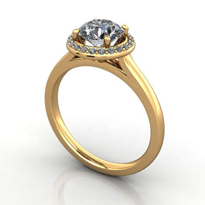 Venice Halo Engagement Ring (setting only)