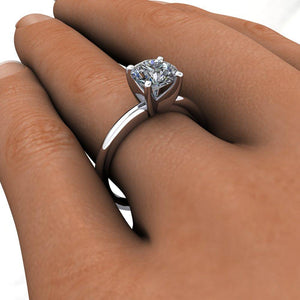 pinched shank classic solitaire soha diamond co
