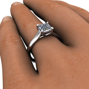 cathedral solitaire white gold