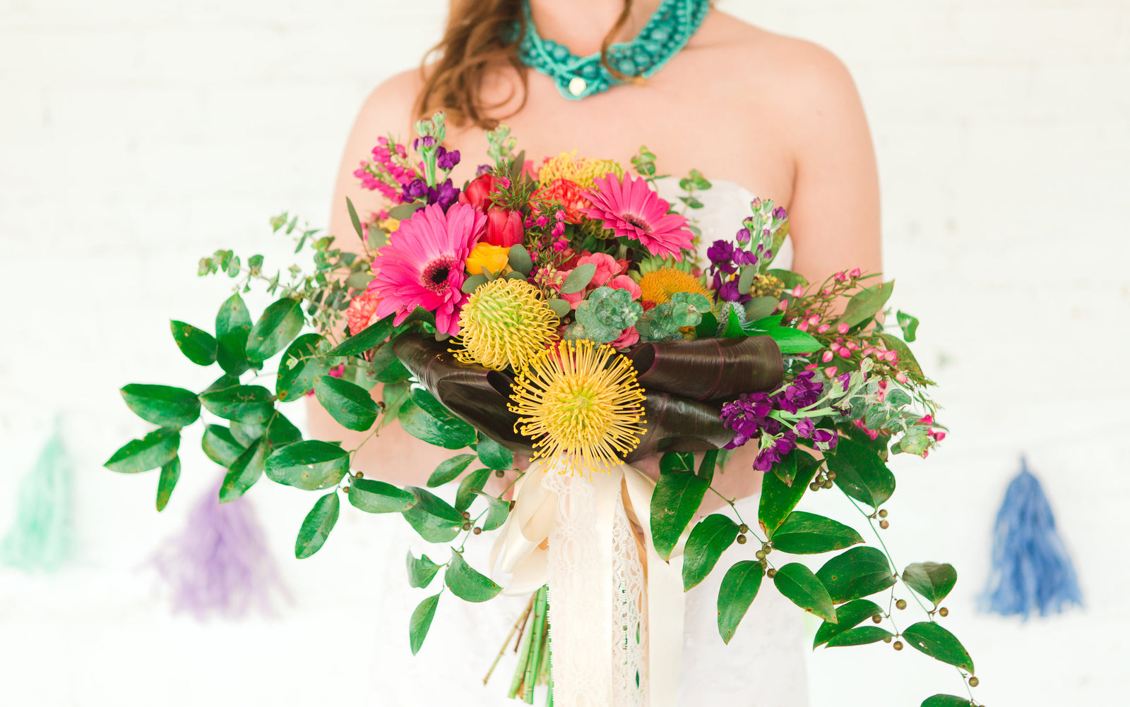 Vibrant and colorful wedding inspiration