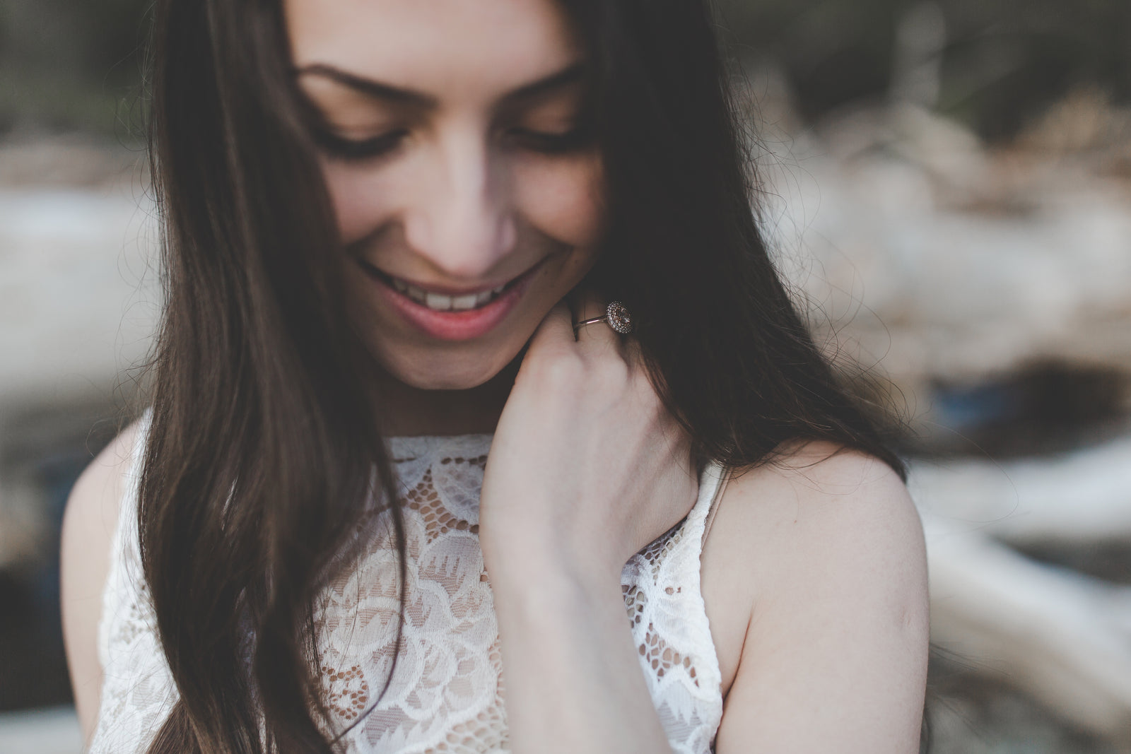 Soha Diamond Co. double halo engagement ring