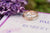 Rose Gold oval engagement ring