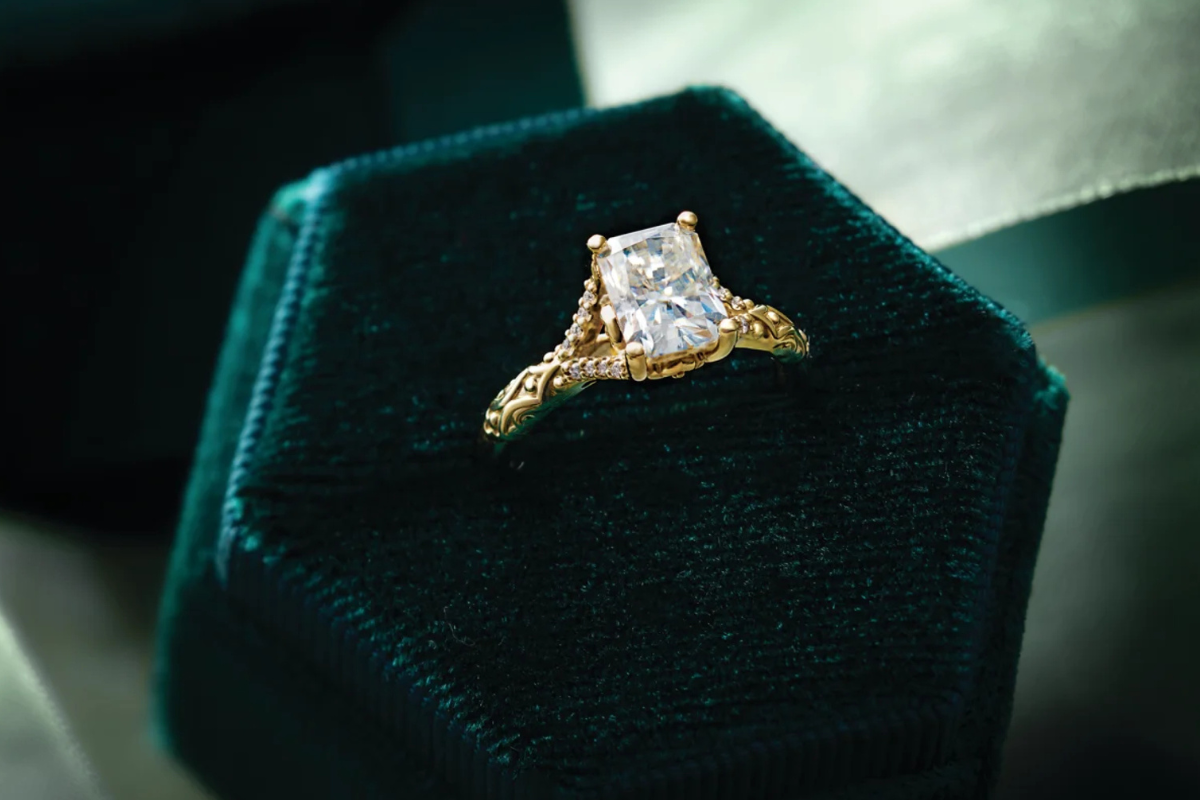 modernist engagement ring ideas 