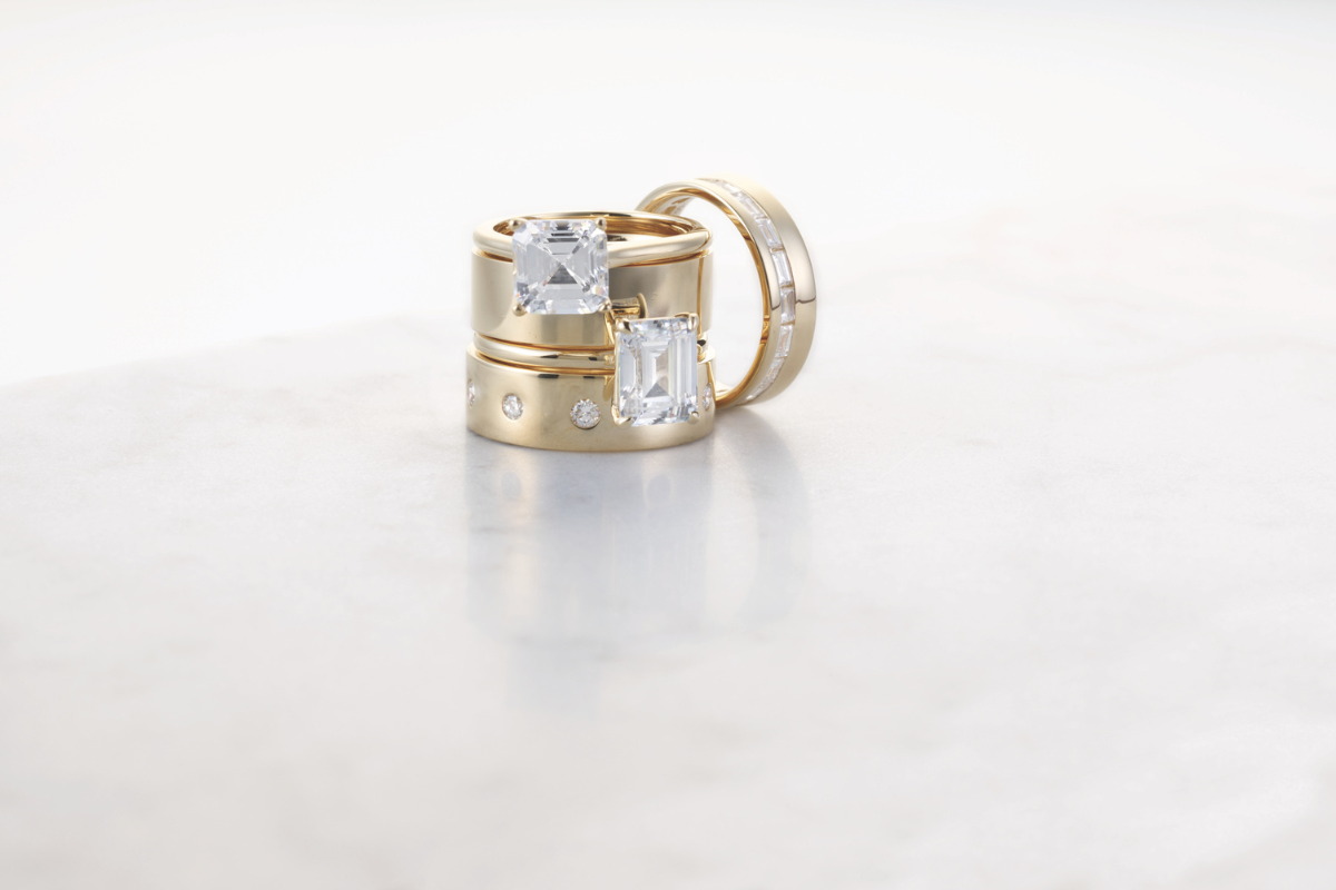 Exploring the Freedom in Mixing Engagement Rings and Wedding Bands