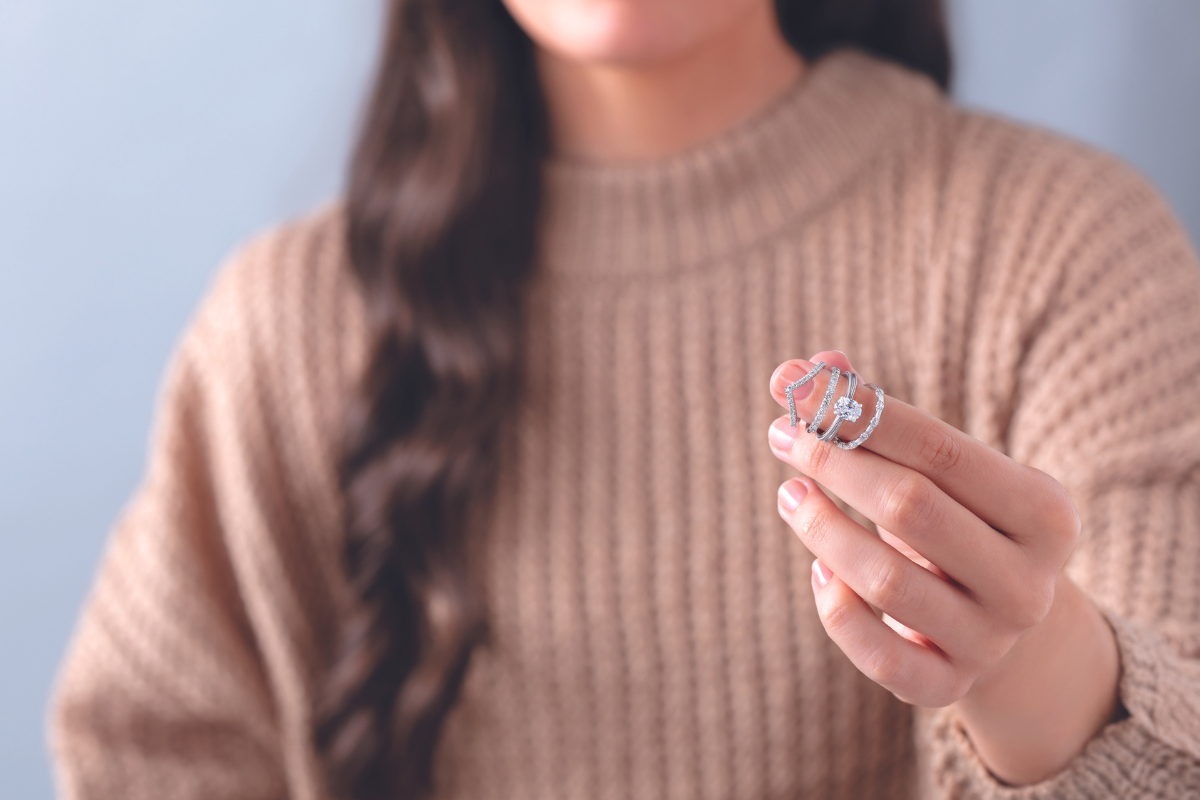 elongated cushion cut engagement ring 