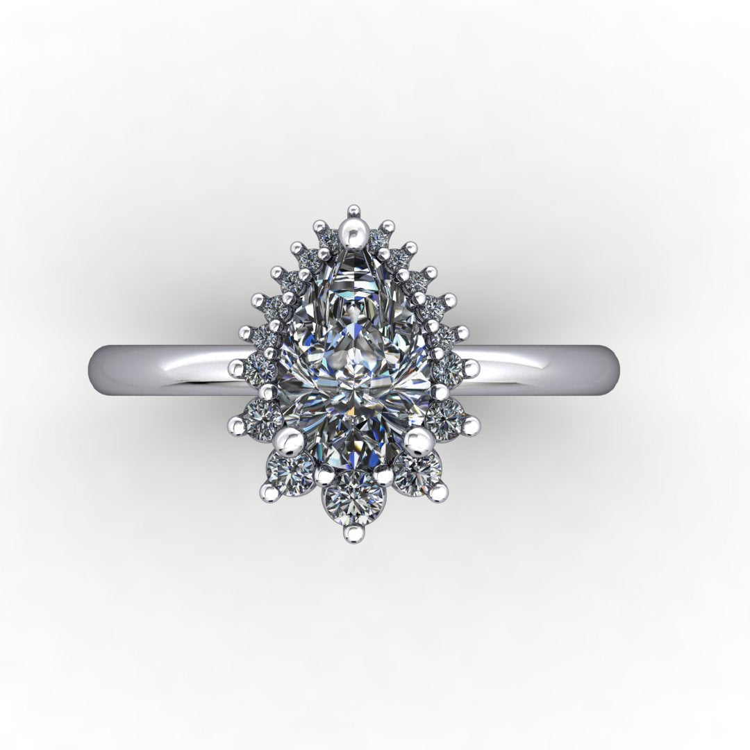 Honey Halo Engagement Ring (setting only)