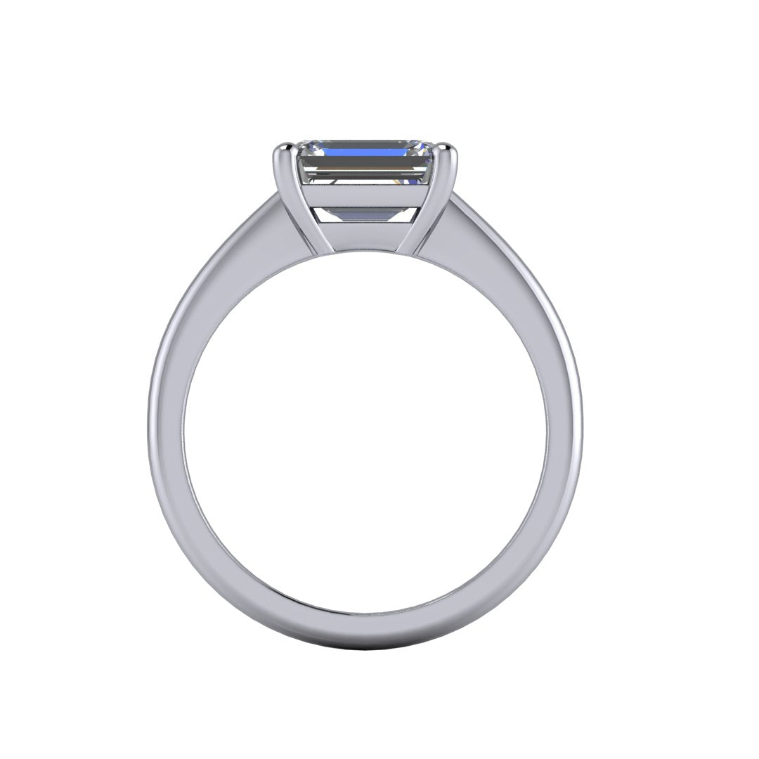 Kinsley East-West Solitaire Engagement Ring (setting only)