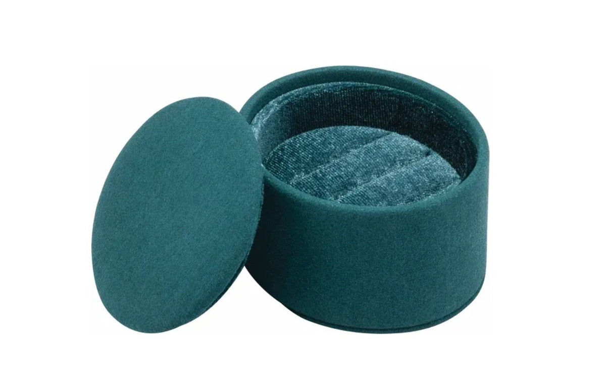 Triple Ring Box Suede