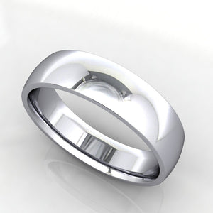 Comfort Fit Domed Wedding Band 5mm