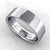 Comfort Fit Flat Wedding Band 6mm