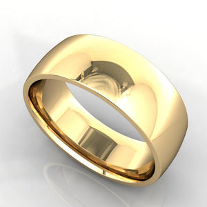 7mm Yellow Gold Comfort Fit Band