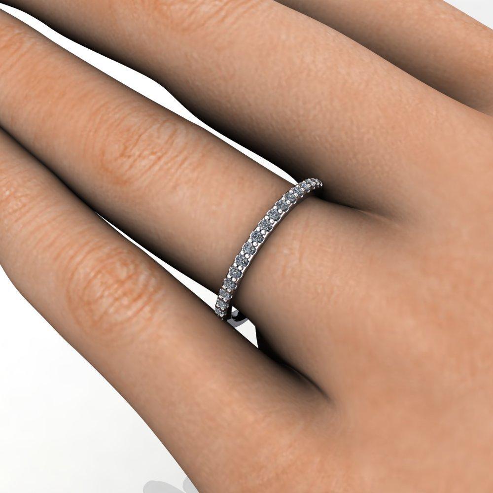 1/4 diamond ctw wedding band white gold soha diamond co