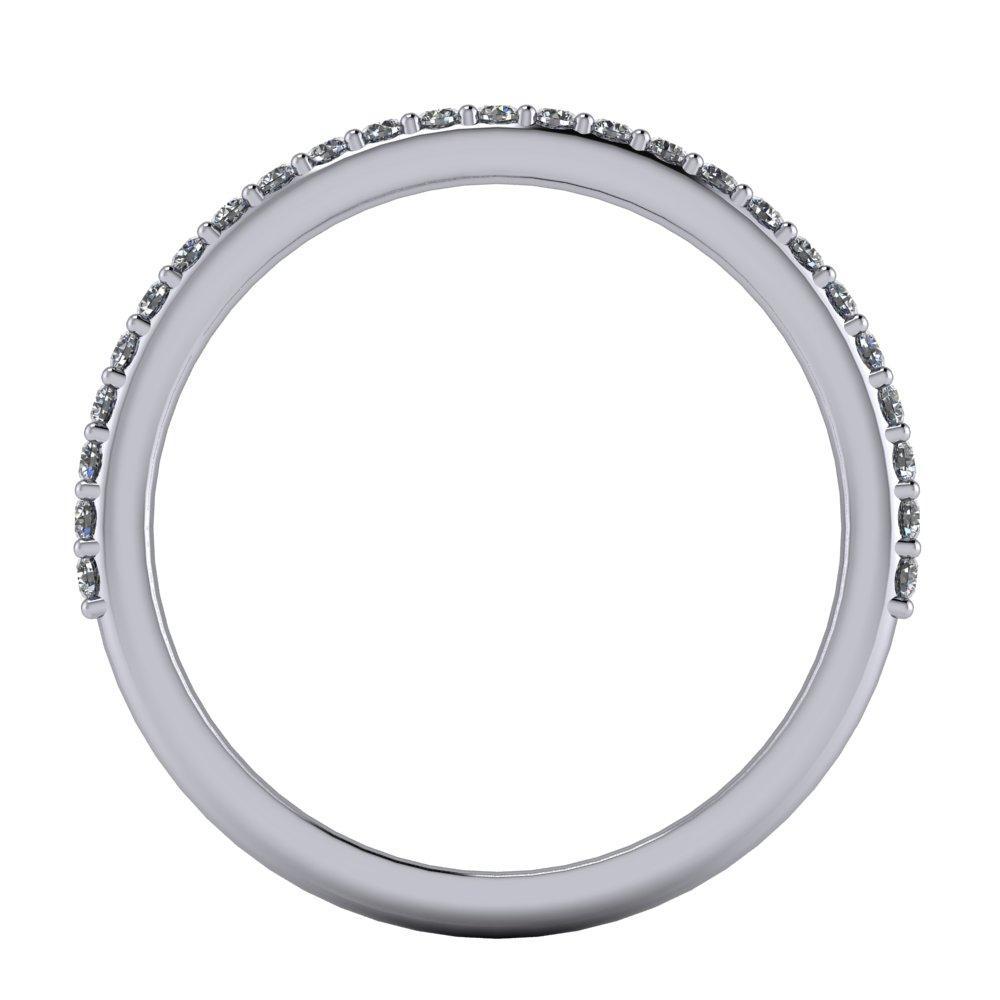 1/4 diamond ctw wedding band white gold soha diamond co