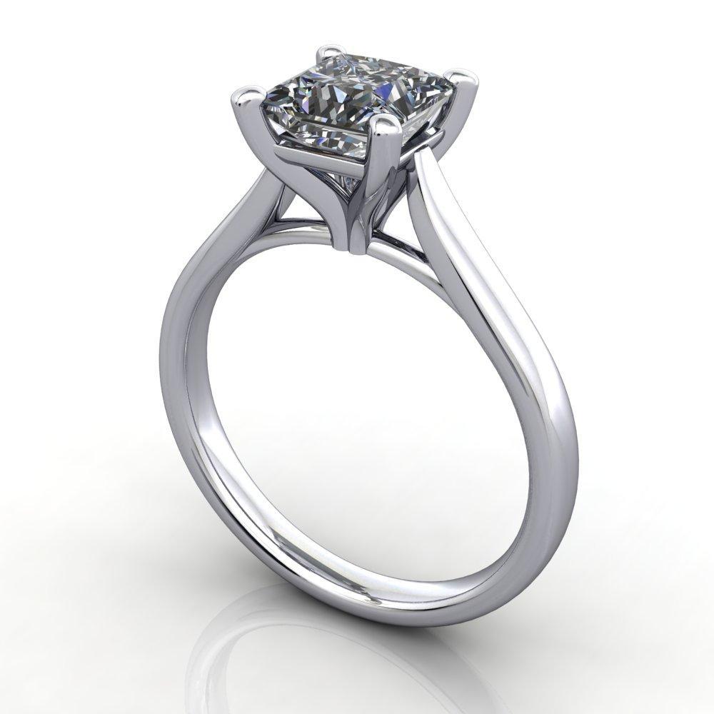 Infecteren werk aankunnen Brooklyn Solitaire Engagement Ring (setting only) - Soha Diamond Co.™