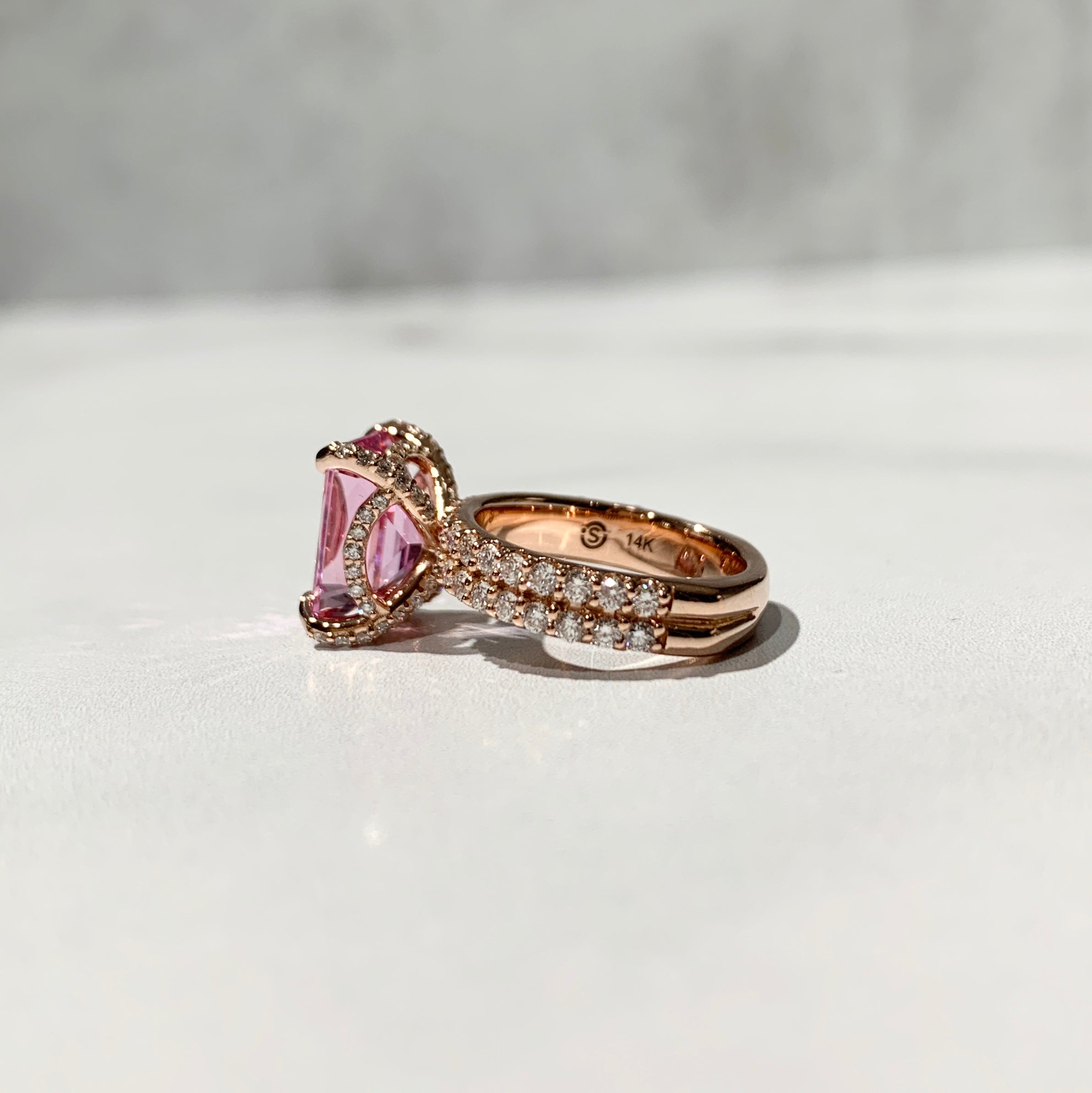 Rose gold setting only sale