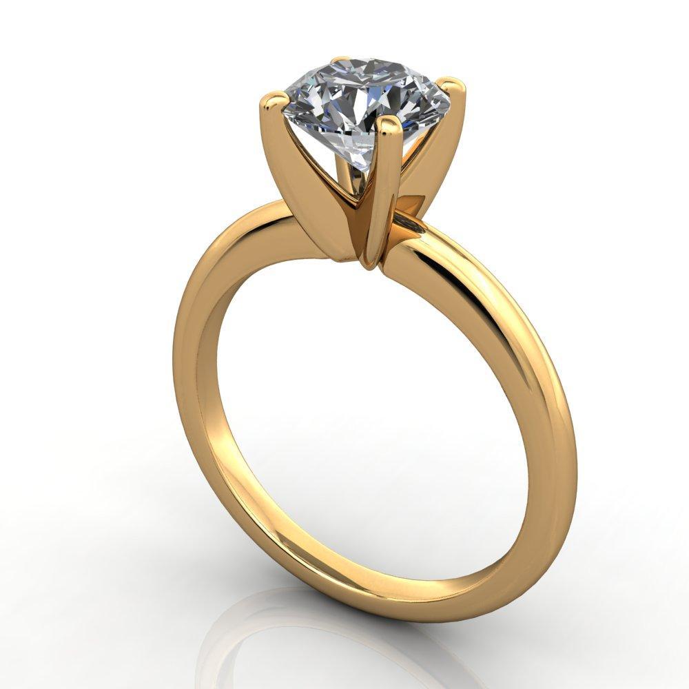pinched shank classic solitaire soha diamond co