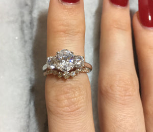 Graduated Contoured Wedding Band