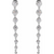 Lab-Grown Diamond Graduated Bezel-Set Drop Earrings