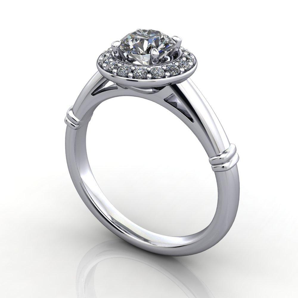 halo engagement ring white gold soha diamond co