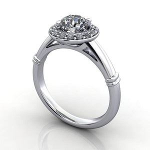 halo engagement ring white gold soha diamond co