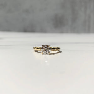 Lourdes ring without accent stones