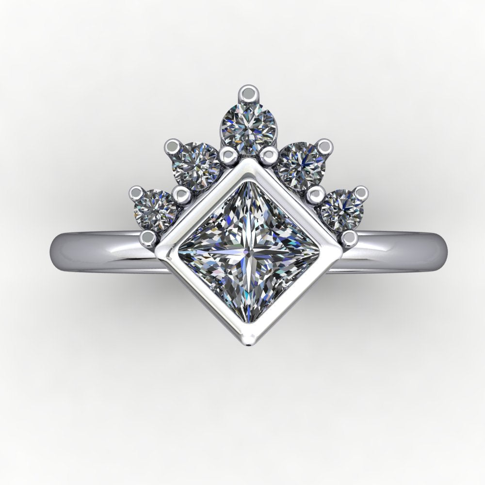 Detachable halo deals for engagement ring