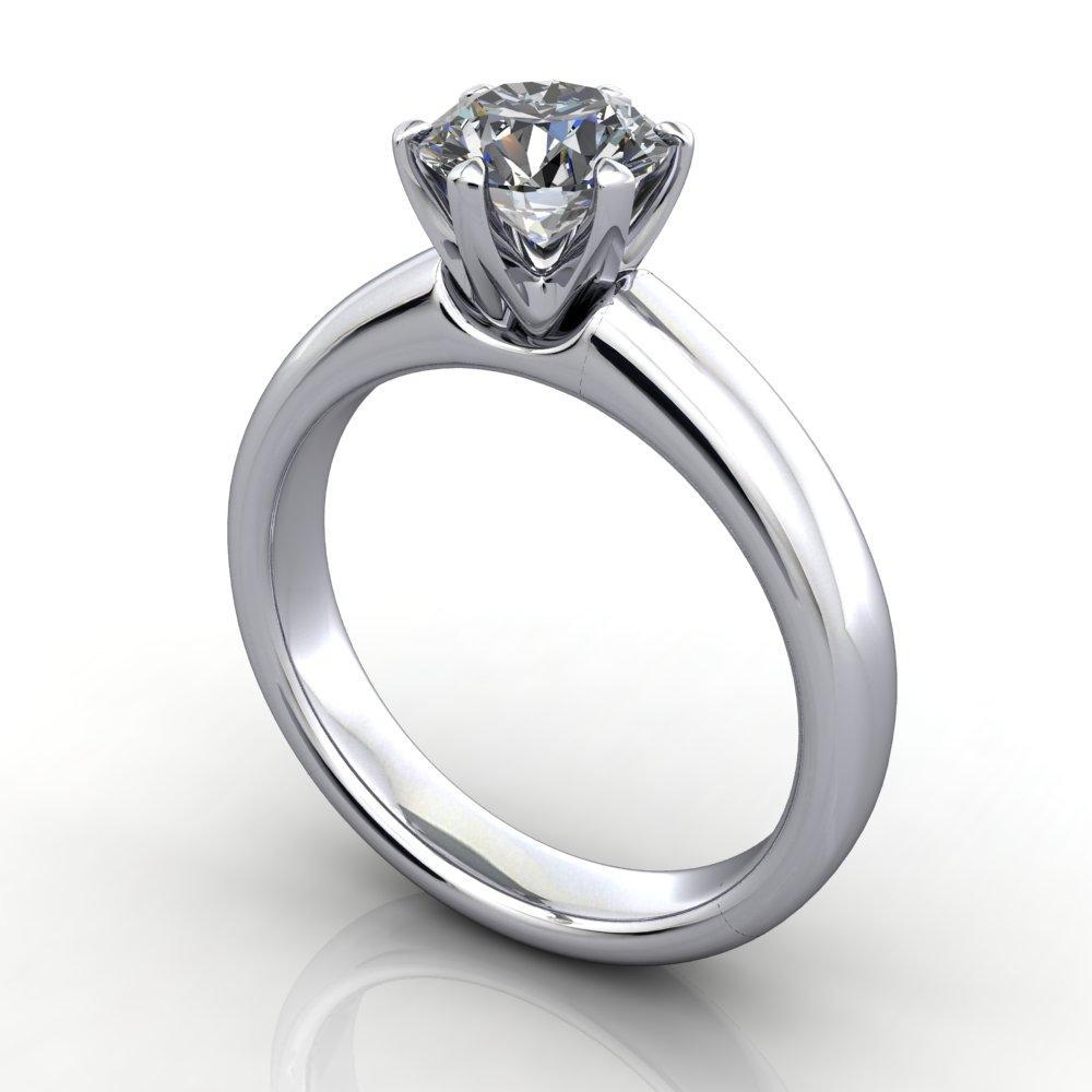 Classic six prong solitaire Soha Diamond Co.