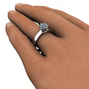 soha diamond co classic solitaire engagement ring