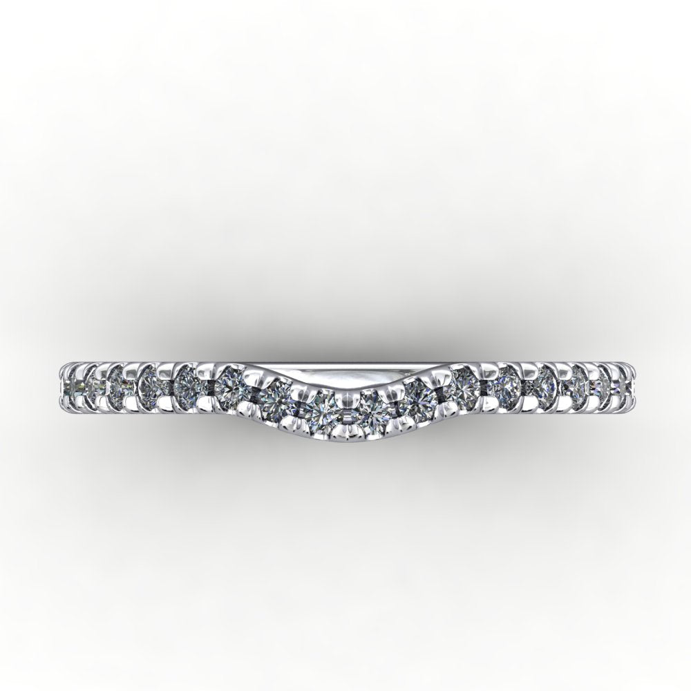 Petal Contoured Wedding Band