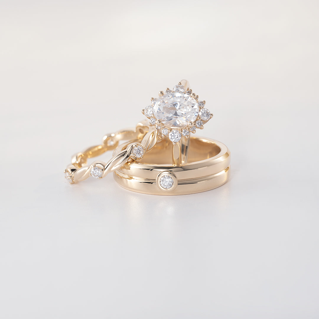 Quinn Halo Engagement Ring (setting only)