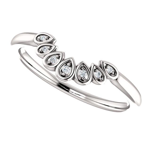 Teardrop shaped contour band enhancer