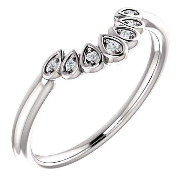 Teardrop shaped contour band enhancer