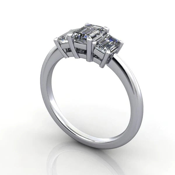 Aspen Three-Stone Engagement Ring