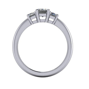 Aspen Three-Stone Engagement Ring (Setting Only)