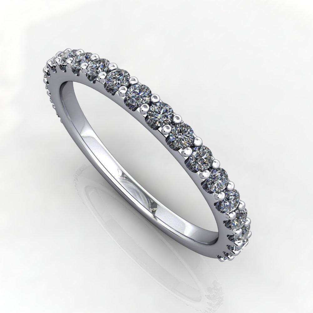 1/4 diamond ctw wedding band white gold soha diamond co