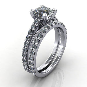 1/4 diamond ctw wedding band white gold soha diamond co