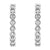 lab-grown diamond bezel set hoop earrings