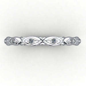 floral inspired wedding band soha diamond co